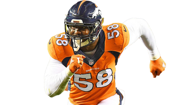 Von Miller Png Transparent (black, white)