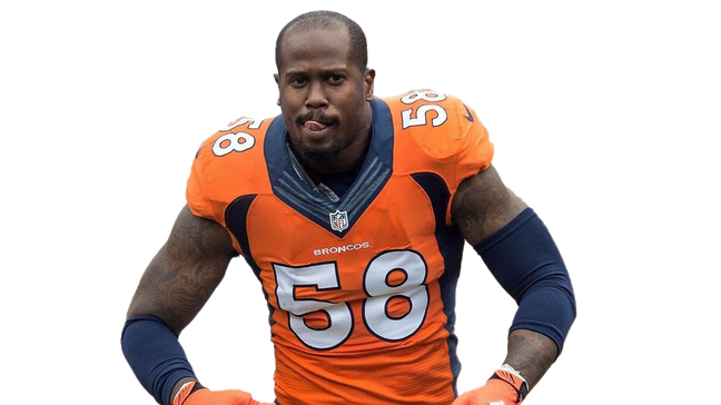 Von Miller Transparent Png (navy, indigo, black)