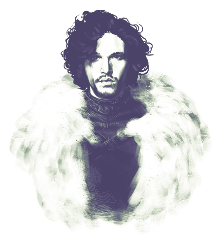 Jon Snow Png Download Image (gray, white, indigo, black)