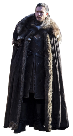 Jon Snow Png Transparent File (black)