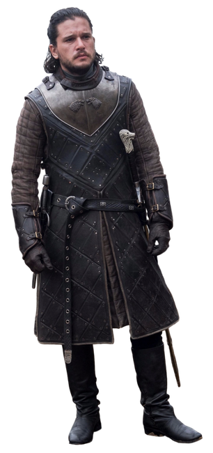 Jon Snow Png Transparent (black)