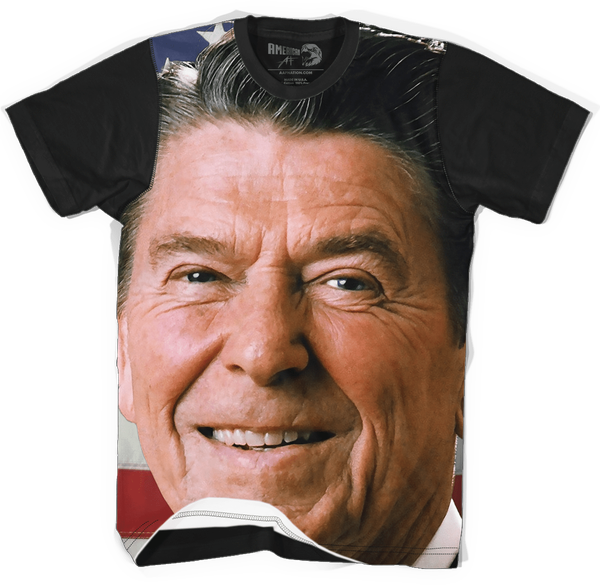 Ronald Reagan Png File (black)