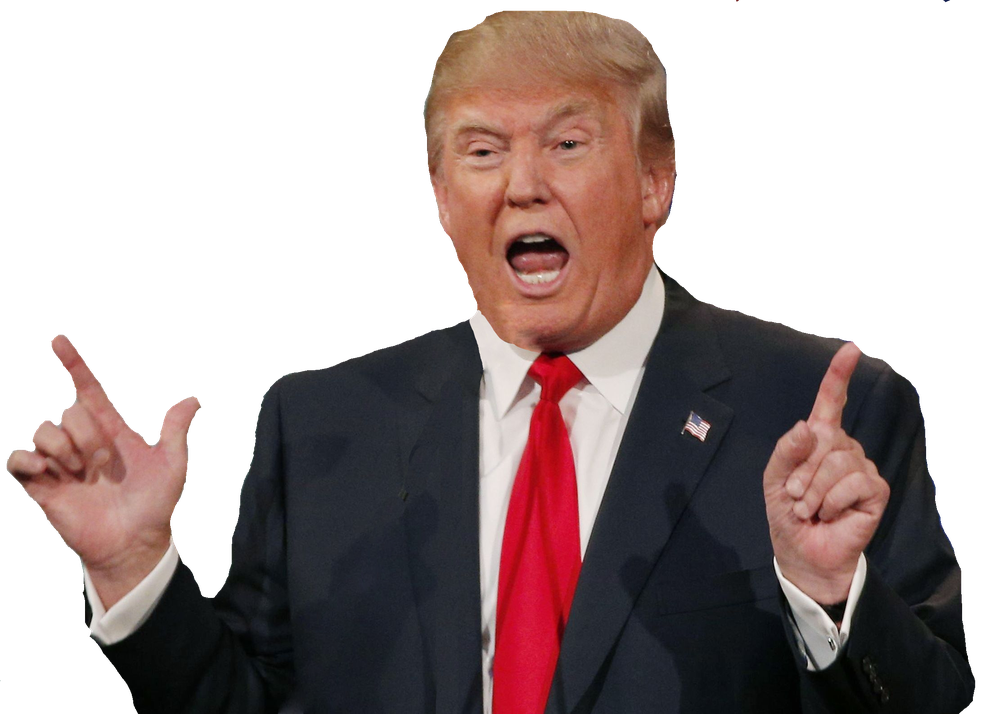 Donald Trump Png Clipart (black)