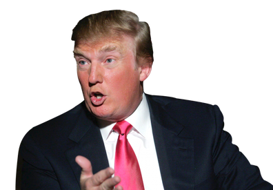 Donald Trump Png Image (black, white)