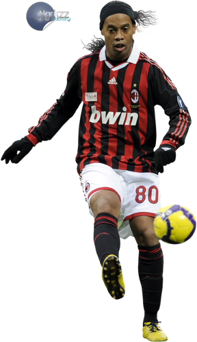 Ronaldinho Gaucho Png Hd (black, white)