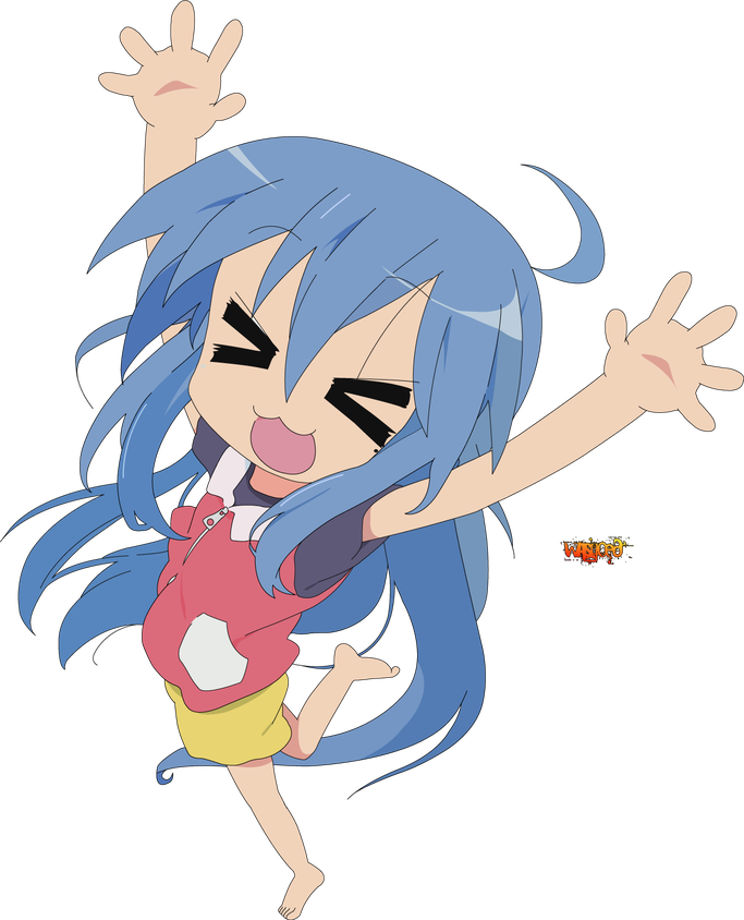 Konata Izumi Png Transparent Image (gray, silver, pink, black, salmon)