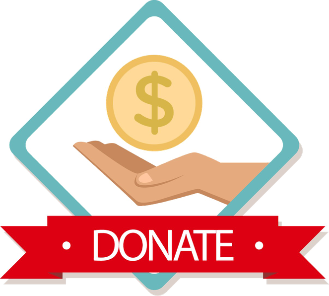 Donate Png Pic (pink, gray, salmon, red, black)