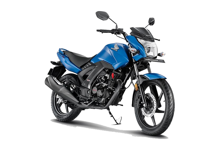 Honda Bike Png File (indigo, gray, lavender, white)