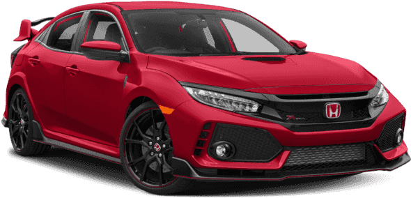 Honda Civic Type R Png Pic (black, maroon)