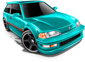 Honda Jdm Png Hd (teal, black)