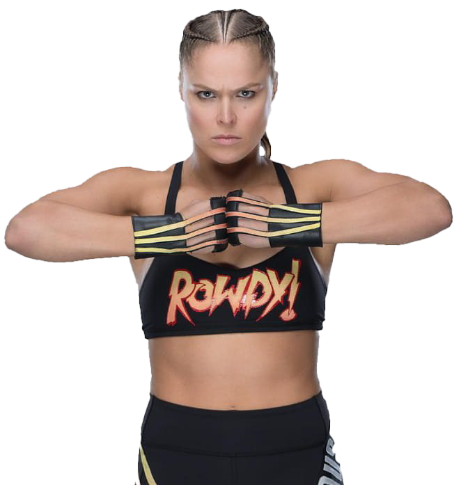Ronda Rousey Png Transparent (black, white)