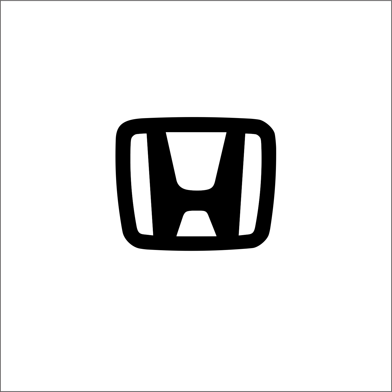 Honda Symbol Png Isolated Image (white, indigo, lavender, black, silver)