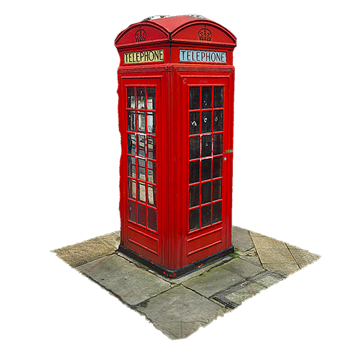 London Phone Booth Png Photo (indigo, black, white)