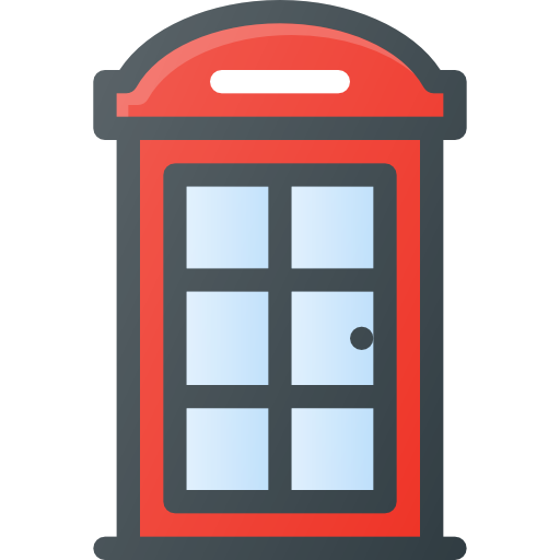 London Phone Booth Png Pic (indigo, lavender, gray, white)