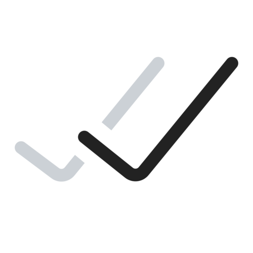 Done All Round Free Png Icon Download (black, indigo)