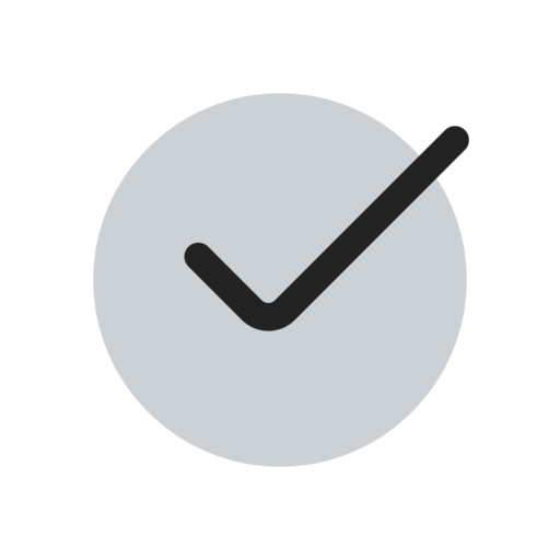 Done Round Free Transparent Png Icon Download (black, indigo)