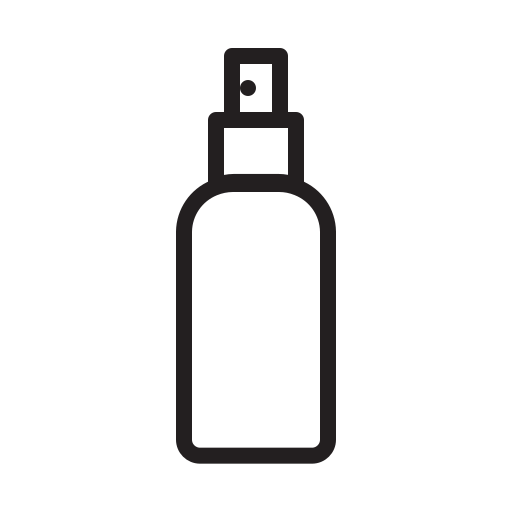 Toner Hairmist Spray Bottle Icon Free Png Icon Download (black)