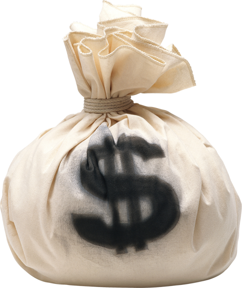 Money Bag Png Free Image (beige, black, white)