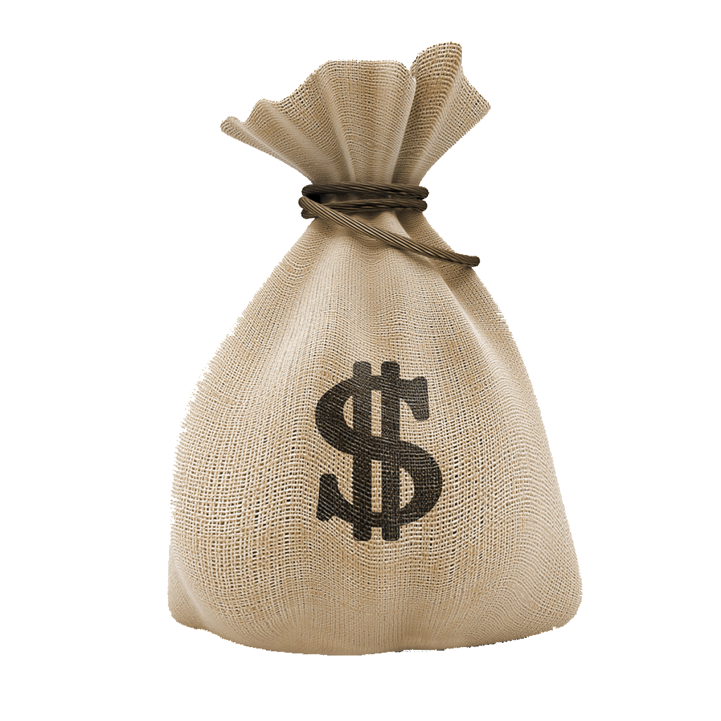 Money Bag Png Hd Image (gray, white, silver)