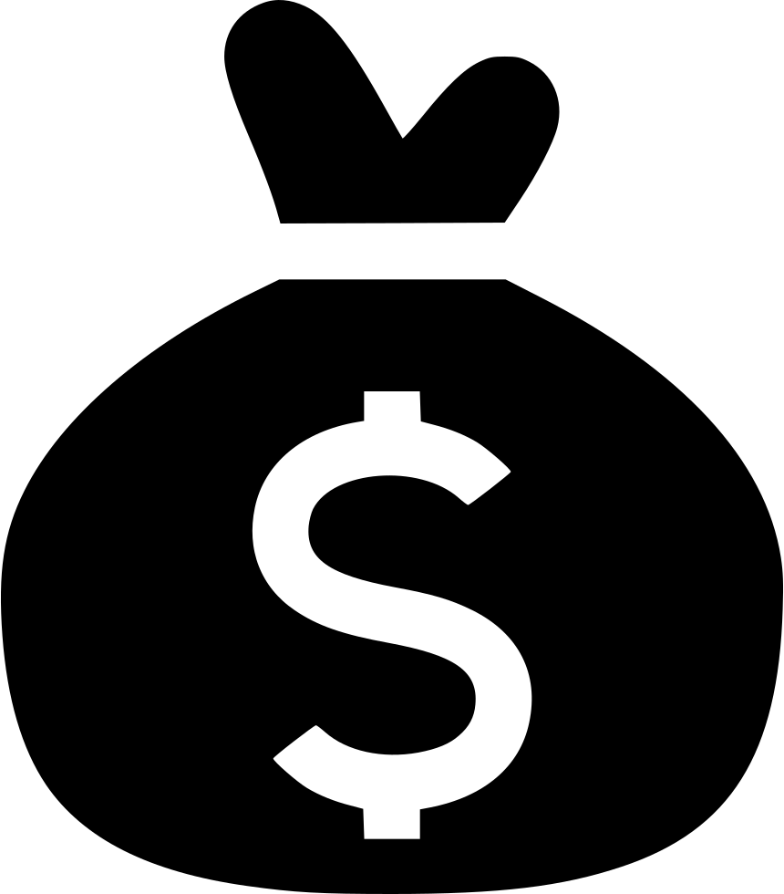 Money Bag Vector Png Picture (indigo, black, lavender, white)