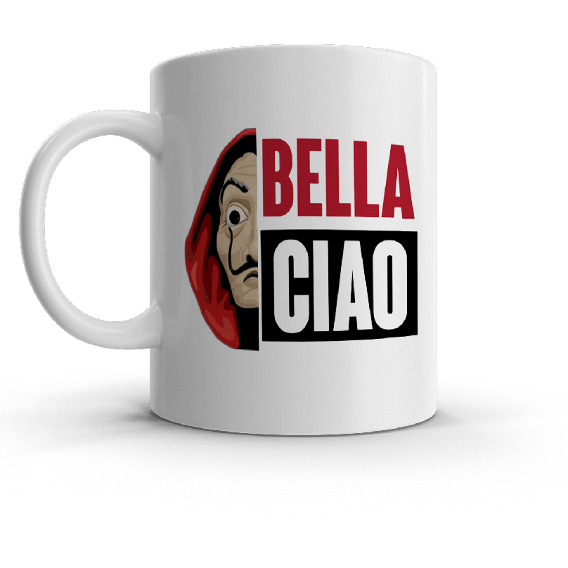 Money Heist Bella Ciao Png Pic (gray, lavender, black)