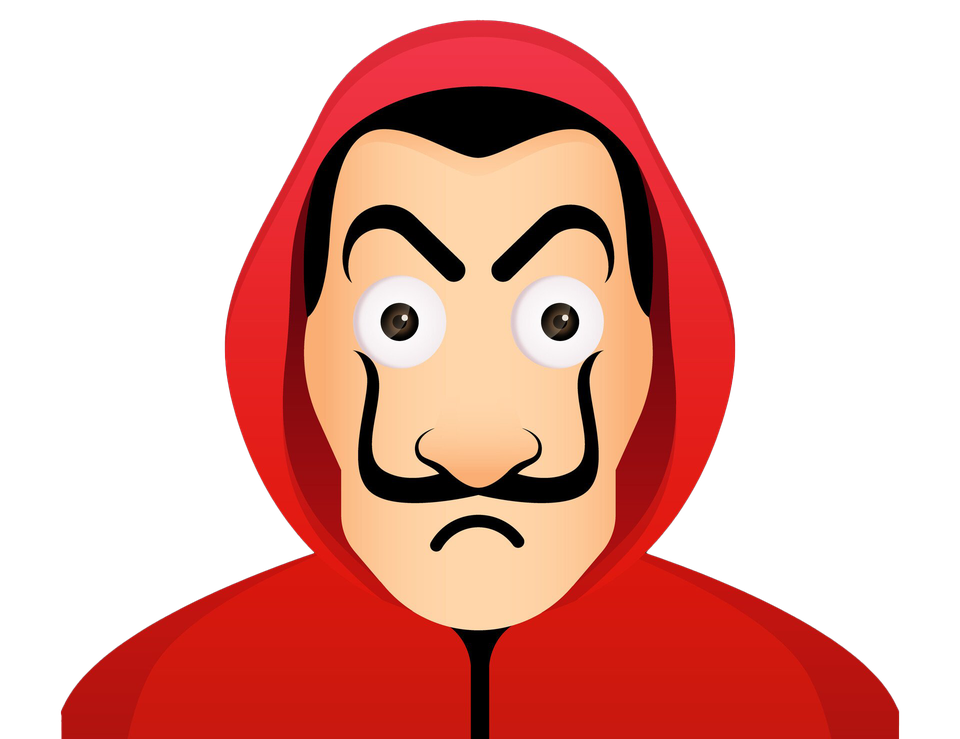 Money Heist Dp Png Isolated Hd (red, pink, black)