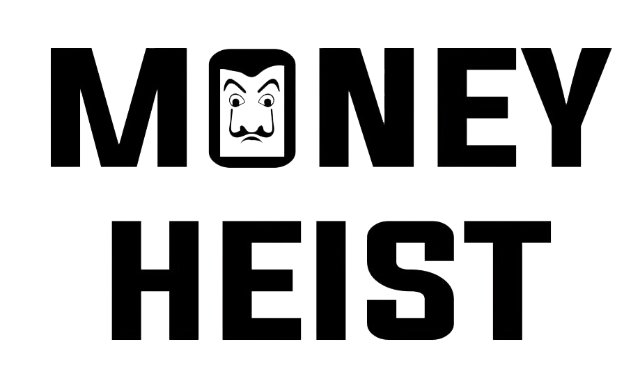 Money Heist Logo Png Pic (gray, silver, lavender, black, white)