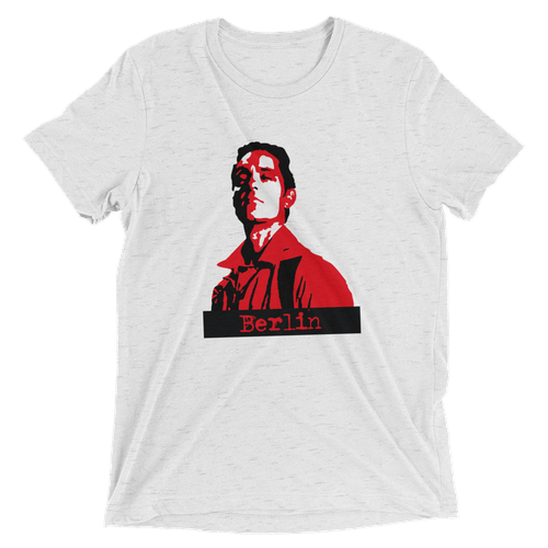 Money Heist T Shirt Transparent Png (lavender, black)