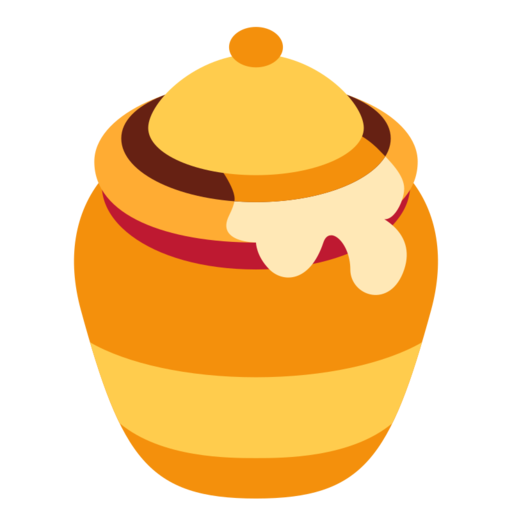 Honeypot Honey Pot Sweet Dessert Food Free Transparent Png Icon Download (maroon, beige, black, gold, orange)