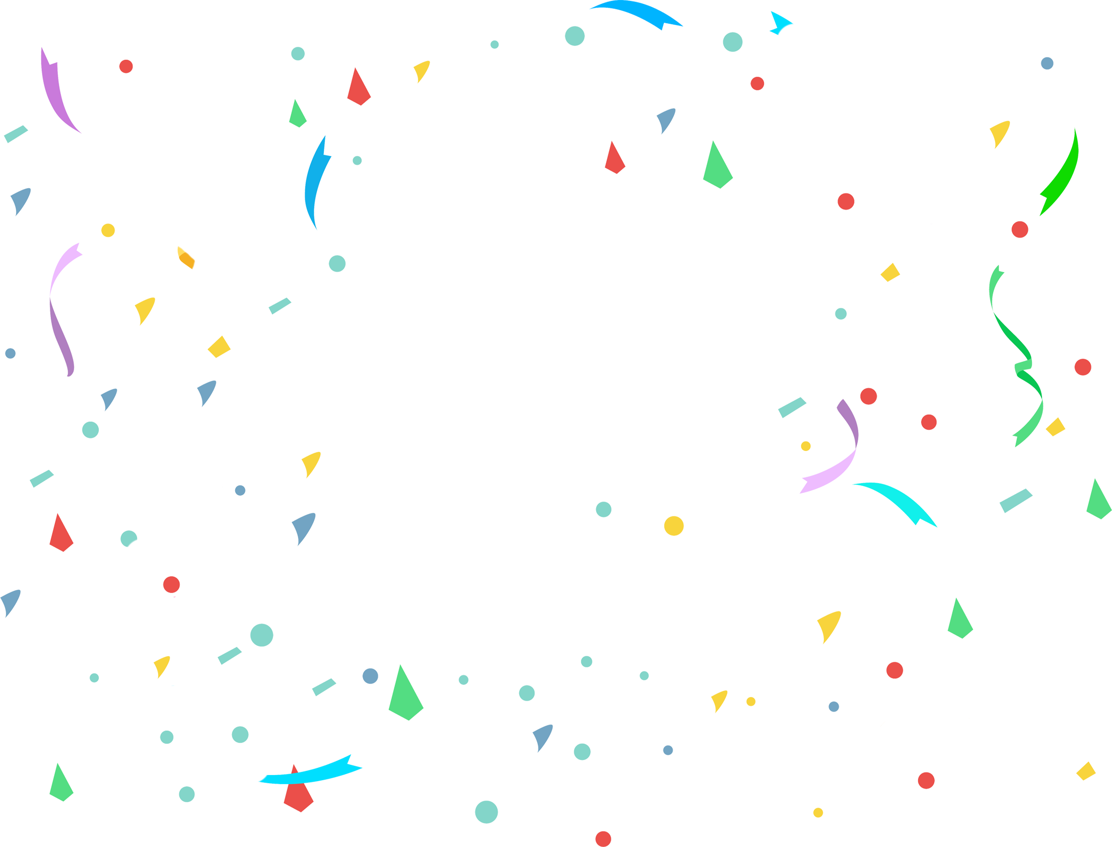 Confetti Png Transparent Picture (black)