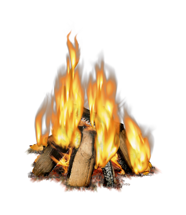 Bonfire Background Png (black)