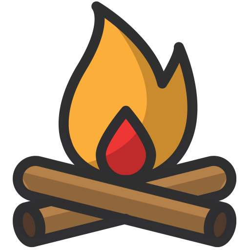 Bonfire Png Clipart (orange, black, chocolate, olive)