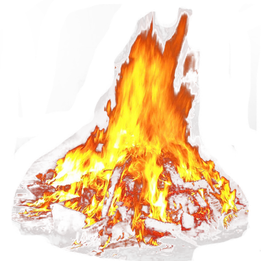 Bonfire Png Transparent Image (maroon, black)