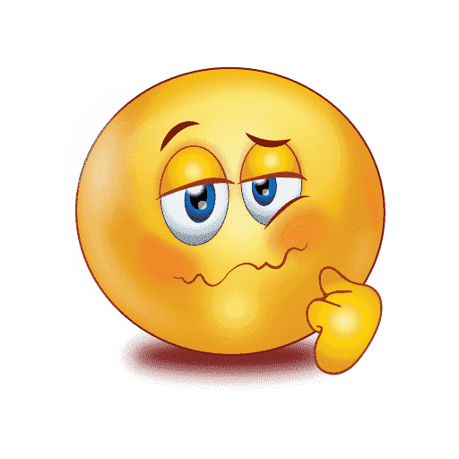 Confused Emoji Png Clipart (gray, orange, maroon, chocolate)