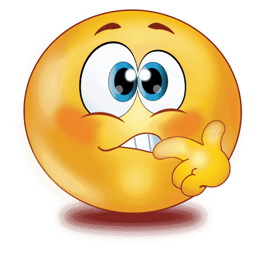 Confused Emoji Png Free Download (chocolate, gray, orange, white, maroon)