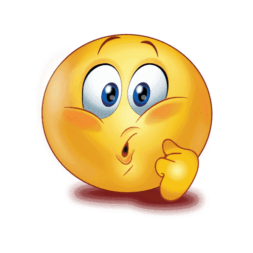 Confused Emoji Png Transparent Image (gray, orange, white, maroon, gold)