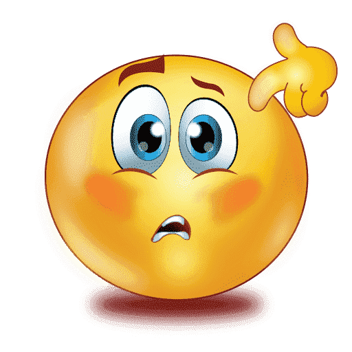 Confused Emoji Transparent Png (chocolate, gray, orange, white, gold)