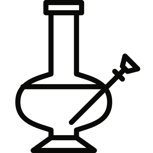 Bong Png Image File (black)