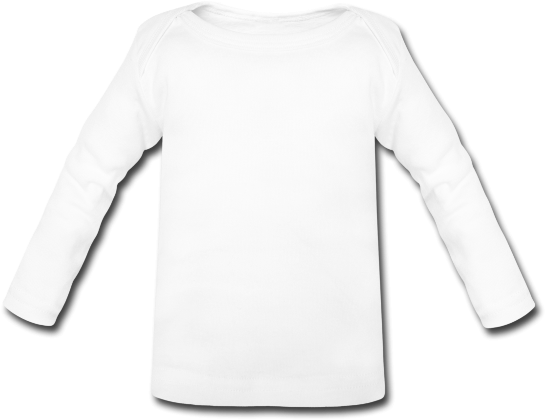 Long Sleeve Crew Neck T Shirt Download Png Image (white, lavender, black)