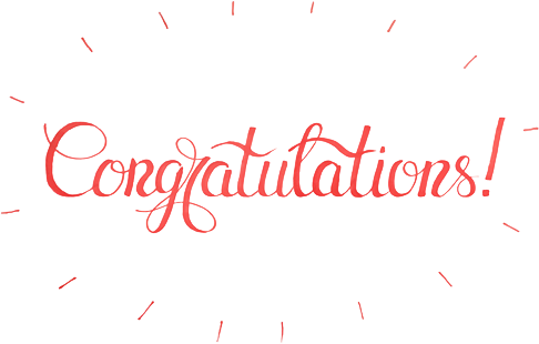 Congratulations Celebration Png Pic (white)