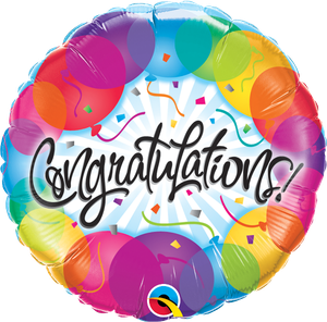 Congratulations Celebration Png (purple, black, white, teal)