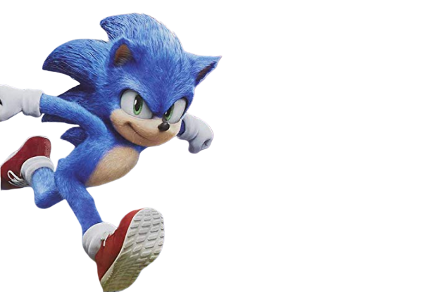 Sonic The Hedgehog Movie 2020 Png Picture (black, silver, lavender)