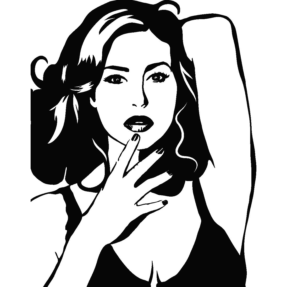 Monica Bellucci Png Hd (white, black)