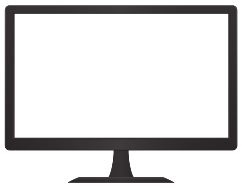 Monitor Png Background Image (black)