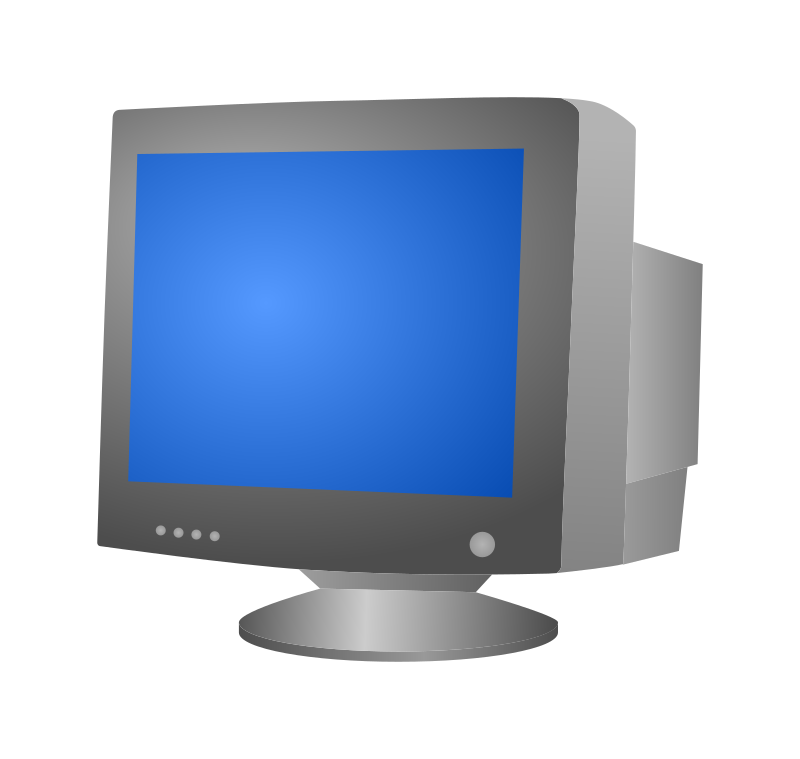 Monitor Png Picture (black, gray, teal)