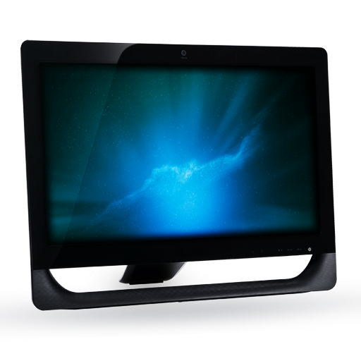 Monitor Transparent Png (black, silver)