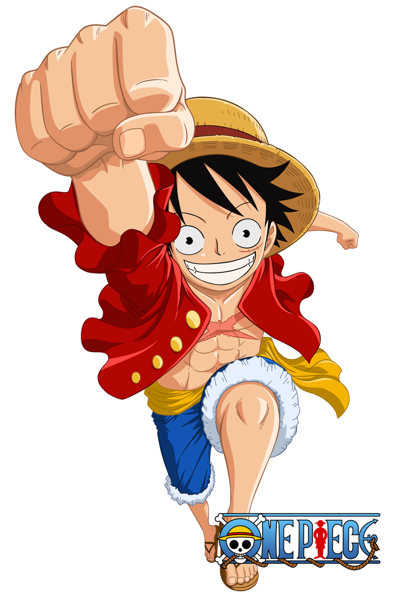 Monkey D Luffy Transparent Png (black, pink, maroon)