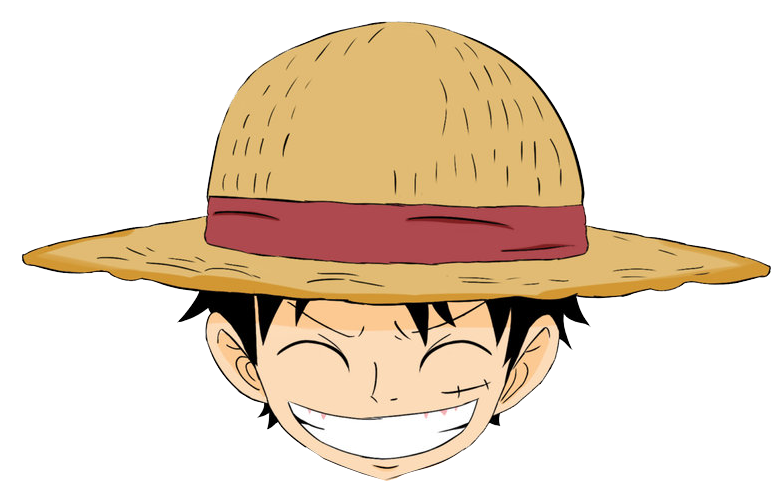 Monkey D. Luffy Png File (pink, chocolate, black, salmon, white)