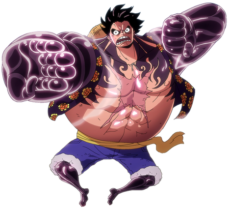 Monkey D. Luffy Png Image (indigo, chocolate, black)