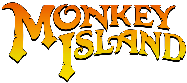 Monkey Island 2 Lechucks Revenge Logo Png Hd (white, chocolate, orange)